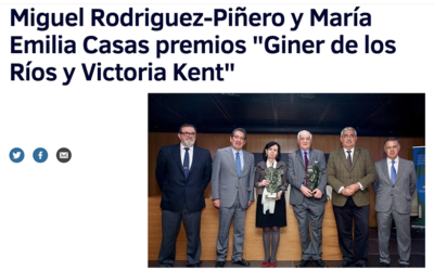 María Emilia Casas, premio Victoria Kent. – Marzo 2017