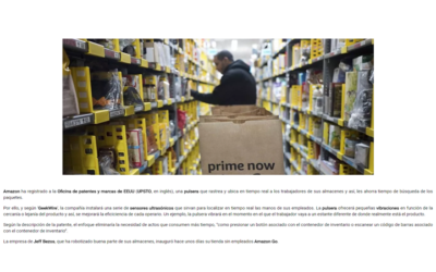 Amazon patenta una pulsera que rastrea a sus trabajadores