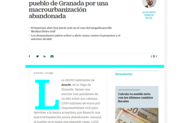 1.000 millones de losa sobre un pueblo de Granada por macrourbanización abandonada – Julio 2017