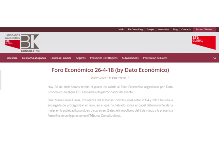 Foro Económico 26-4-18 (by Dato Económico)