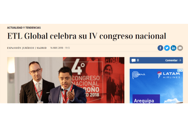 ETL GLOBAL celebra su 4º Congreso Nacional – Mayo 2018