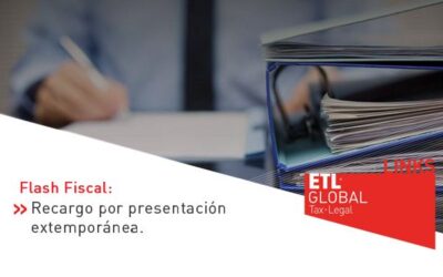 ETL Global LINKS: Recargo por presentación extemporánea