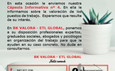 BK Valora ETL Global: Valoración de Puestos de Trabajo