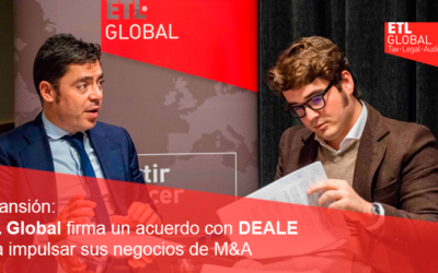 ETL GLOBAL firma un acuerdo con DEALE para impulsar sus negocios de M&A