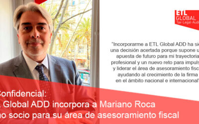 NOTICIA: ETL Global ADD incorpora a Mariano Roca