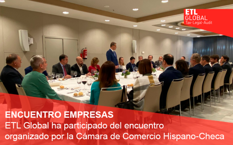 Encuentro con empresarios socios de la Cámara Checa de Madrid