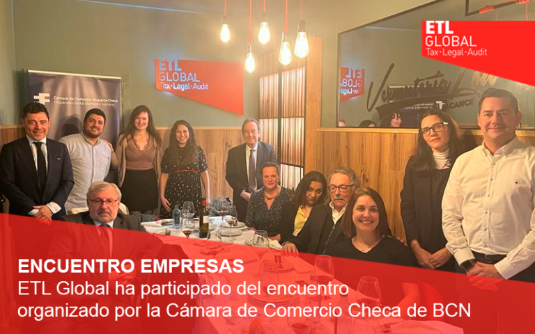 Encuentro con empresarios socios de la Cámara Checa de Barcelona