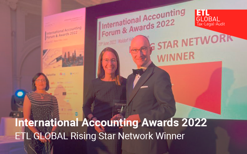 ETL GLOBAL es ganador del premio «Rising Star Network» del año 2022