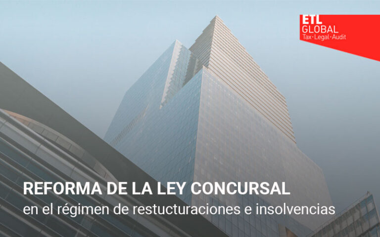 Novedades de la reforma de la Ley Concursal