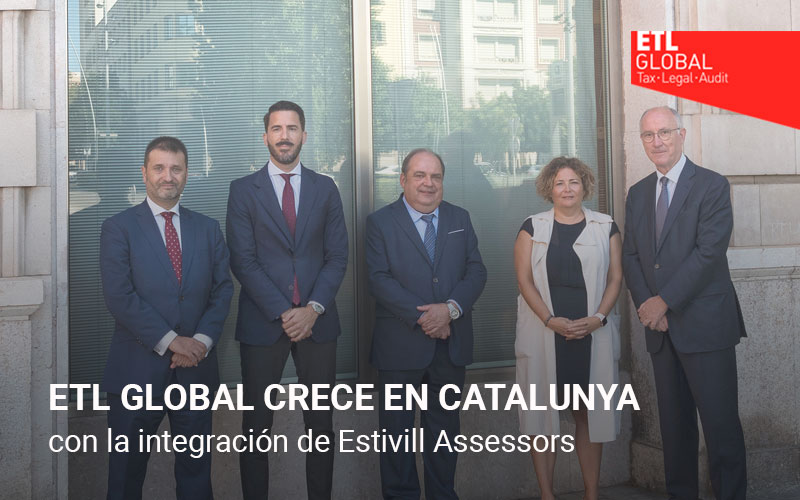 ETL Global continúa creciendo en Cataluña con la incorporación de ESTIVILL ASSESSORS