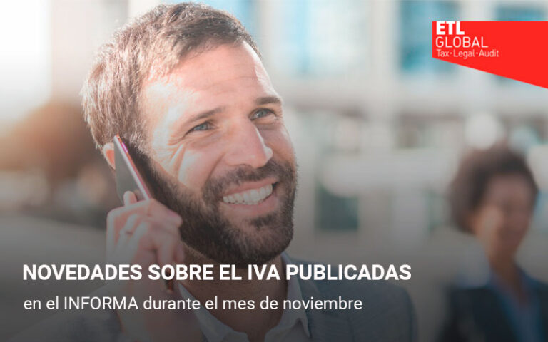 Novedades sobre el IVA publicadas en el INFORMA durante el mes de noviembre