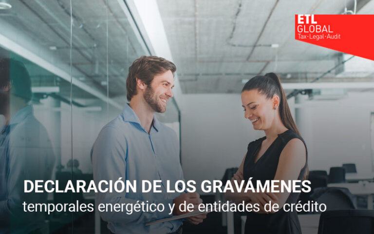 Modelos para la declaración de los gravámenes temporales energético y de entidades de crédito