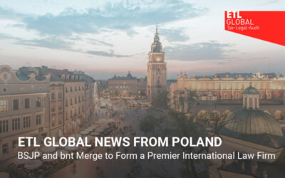 Noticias sobre ETL GLOBAL desde Polonia: BSJP y bnt se fusionan