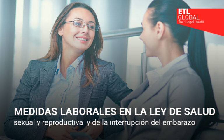 Medidas laborales en la Ley de salud sexual y reproductiva y de la interrupción voluntaria del embarazo