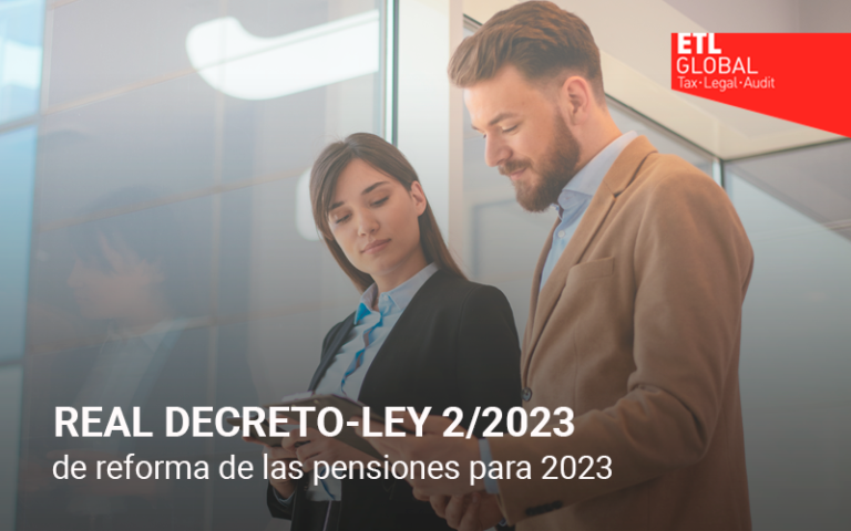 Publicado el Real Decreto-ley 2/2023 de reforma de las pensiones para 2023