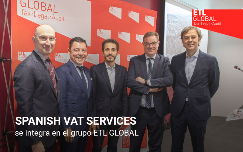 Spanish VAT Services se integra en ETL GLOBAL