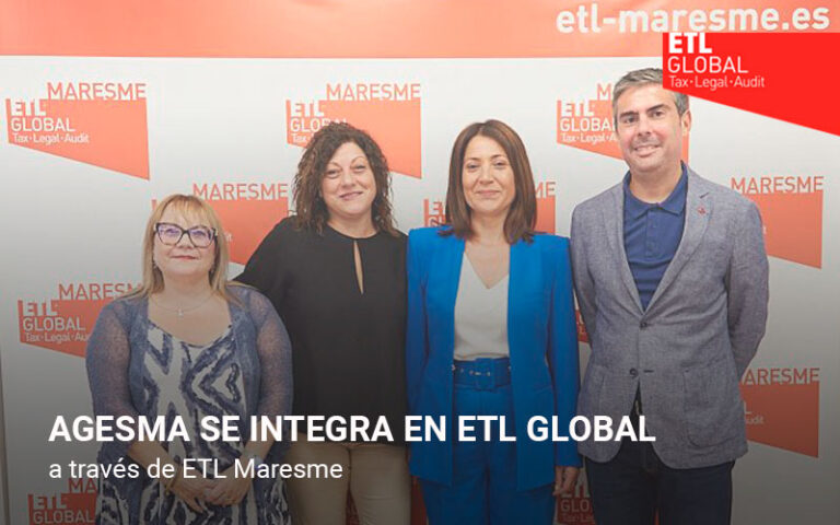 Agesma se integra en ETL GLOBAL a través de ETL Maresme