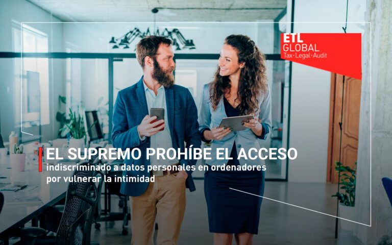 El Supremo prohíbe el acceso indiscriminado a datos personales en ordenadores por vulnerar la intimidad