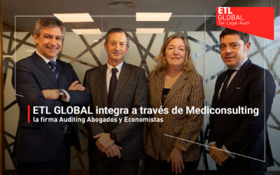ETL GLOBAL crece en Cataluña integrando a través de Mediconsulting la firma Auditing Abogados y Economistas