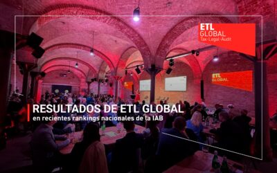 Resultados de ETL GLOBAL en recientes rankings nacionales de la IAB