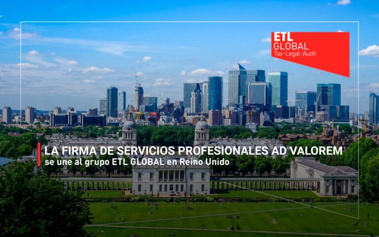 Ad Valorem se une al grupo ETL GLOBAL en Reino Unido