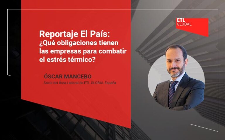 ¿Qué obligaciones tienen las empresas para combatir el estrés térmico?