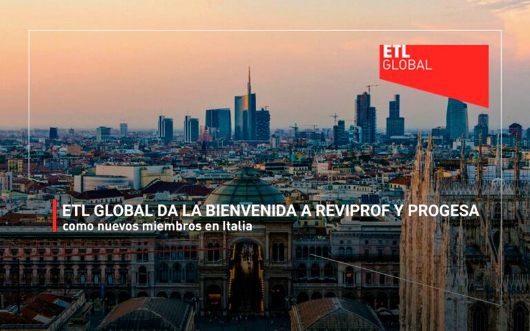 ETL GLOBAL da la bienvenida a Reviprof y Progesa como nuevos miembros en Italia